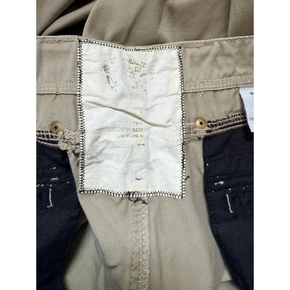 Vintage Blac Label Pants Mens 42x35 Khaki Y2K Studded Skater Punk 90s Gangster
